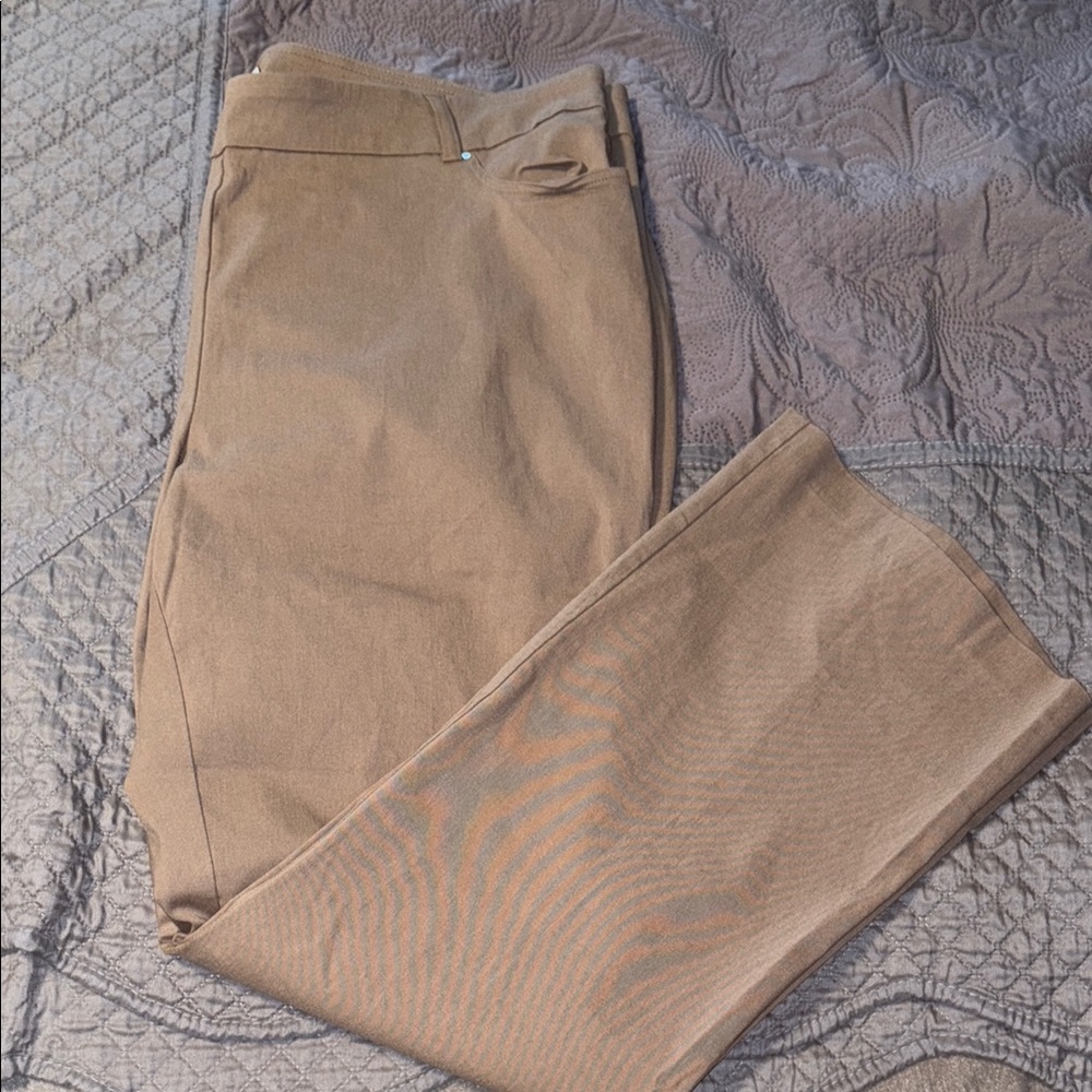 Womens Streach Tan Pants